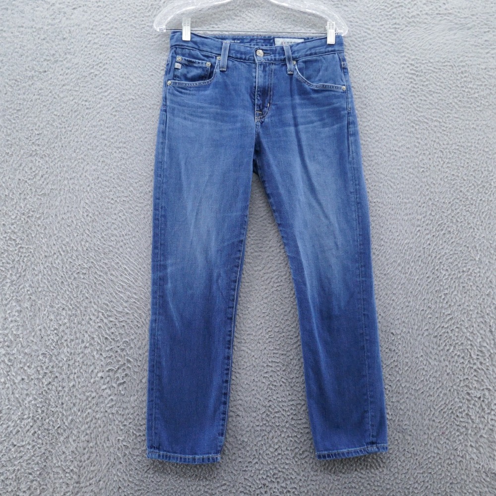 AG Adriano Goldschmied Ex Boyfriend Slim Jeans Medium Wash Slouchy Tapered 26R